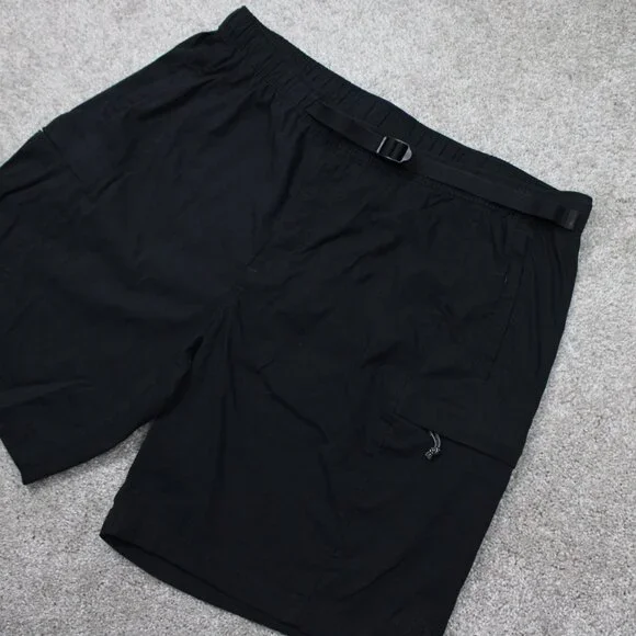 The North Face Class V Belted Shorts Mens 2XL XXL Black Nylon Stretch 9" inseam - Picture 3 of 12
